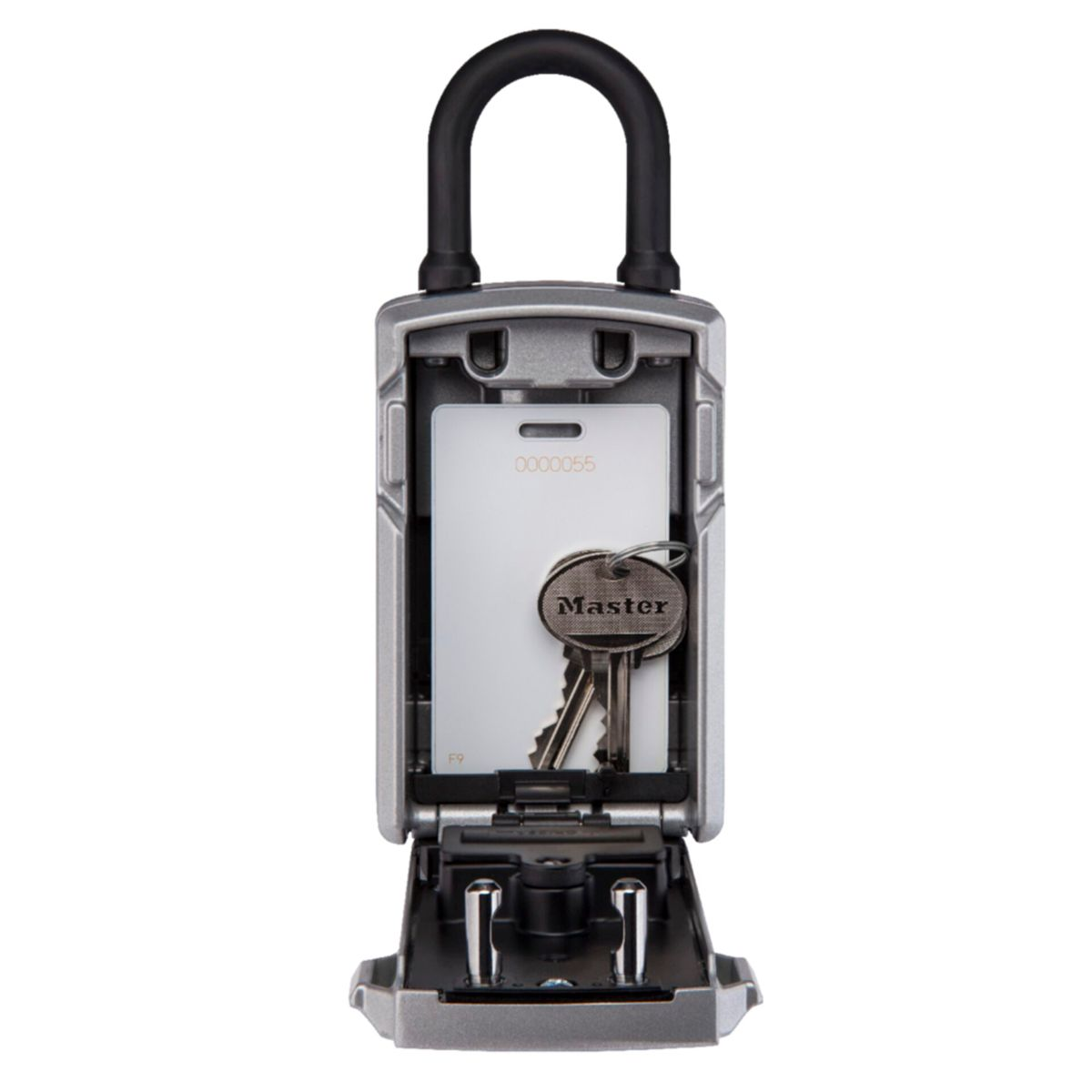 Schlüsselkasten schwarz mit silber Bluetooth 5440EURD Lock / Schlüsseltresor Bügel MASTERLOCK Master