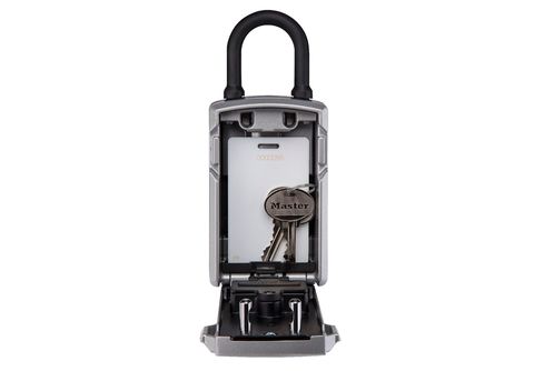 MASTERLOCK Master Lock Schlüsseltresor Bluetooth mit Bügel 5440EURD  Schlüsselkasten schwarz / silber