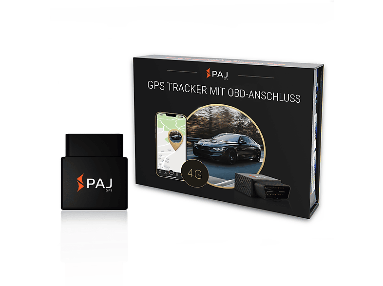 PAJ-GPS CAR OBD Finder 4G 2.0 - OBDII GPS Tracker für Autos, Fahrzeuge & LKW´s - dauerhafte Stromversorgung PKW, Bus, LKW