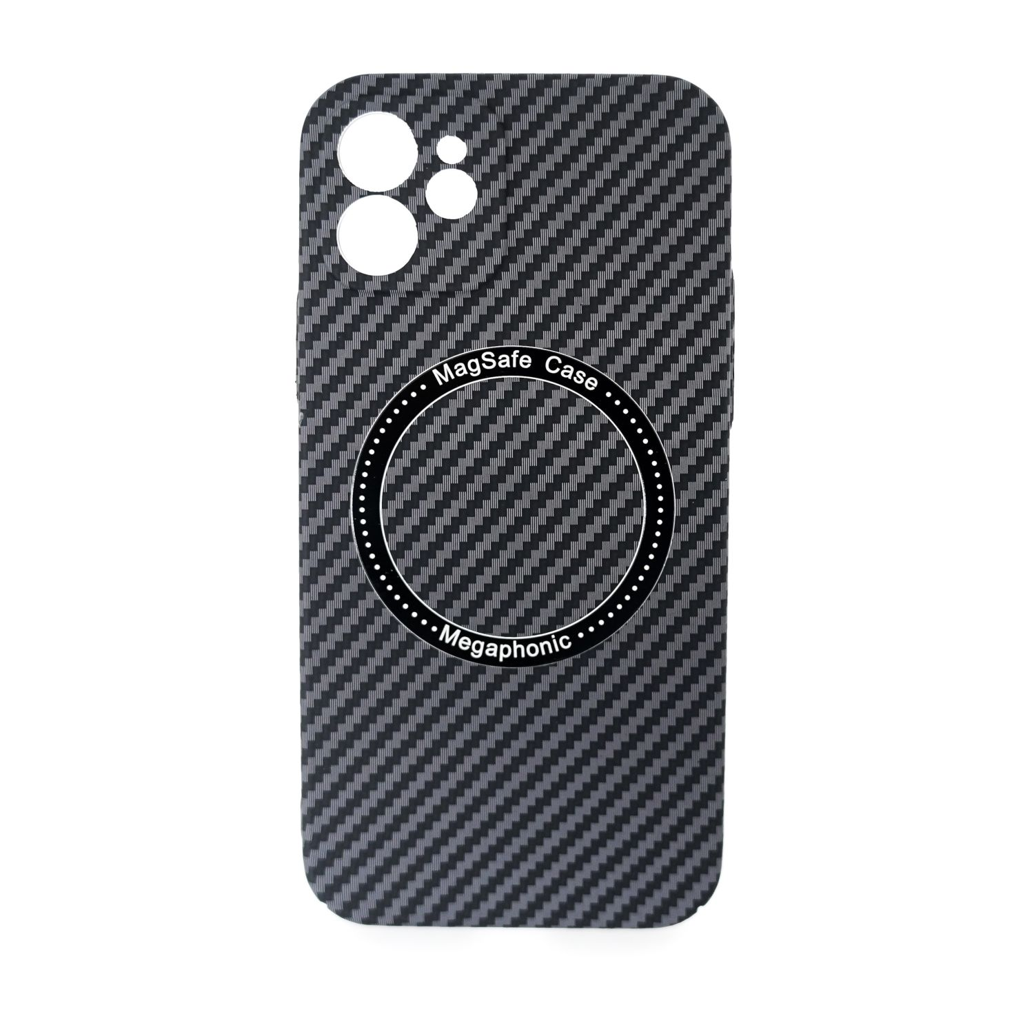 COFI Magnetic Carbon iPhone Backcover, Hülle, Apple, Schwarz Case 13 Mini