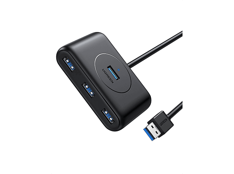 UGREEN 4-in-1 USB-A 0,5 Hub Hub, m schwarz