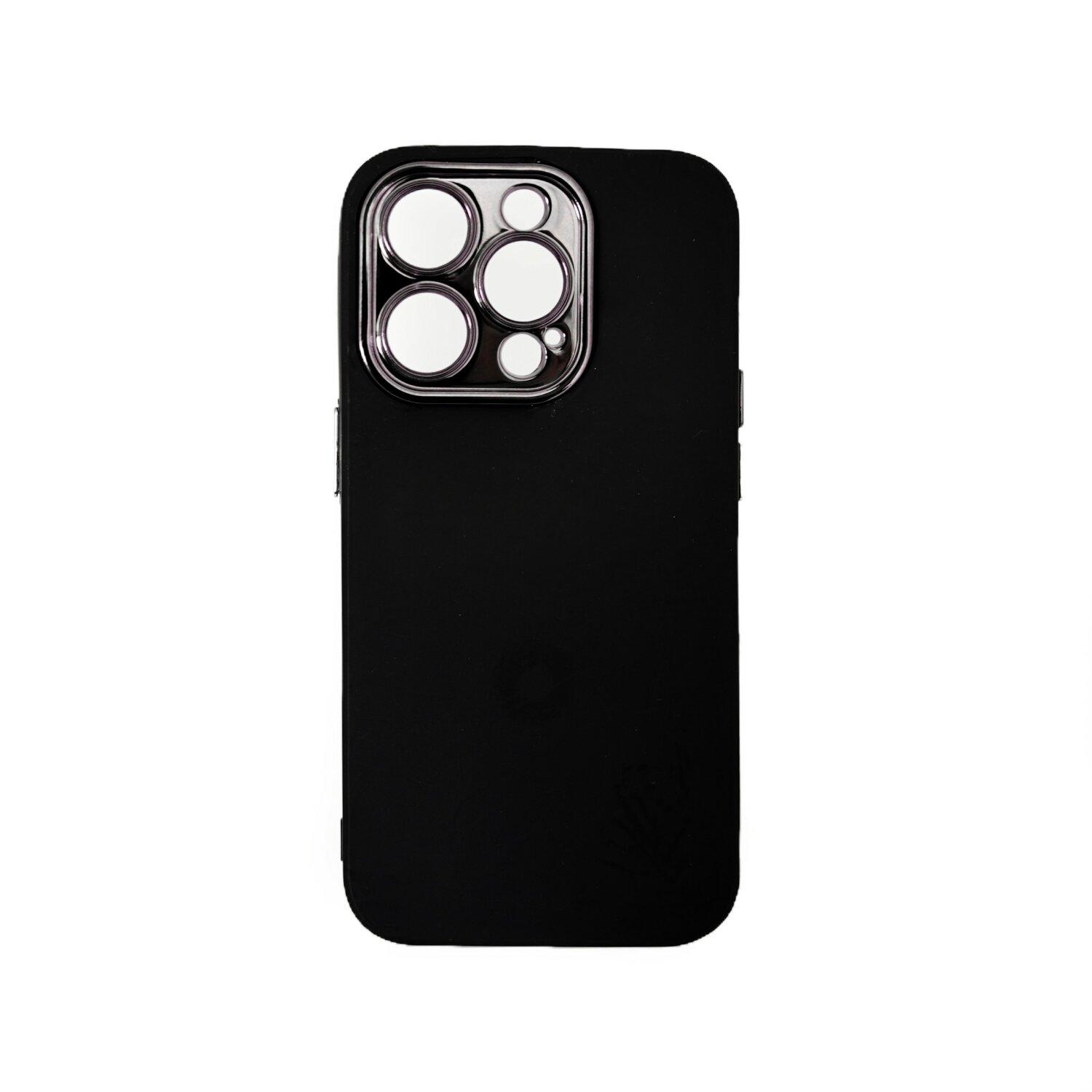 Kameraschutz, mit COFI Apple, Backcover, Schwarz iPhone Silikonhülle 14,