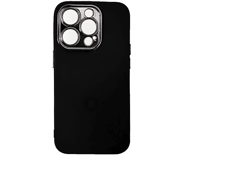 iPhone Schwarz Silikonhülle mit Pro, COFI Backcover, 14 Kameraschutz, Apple,