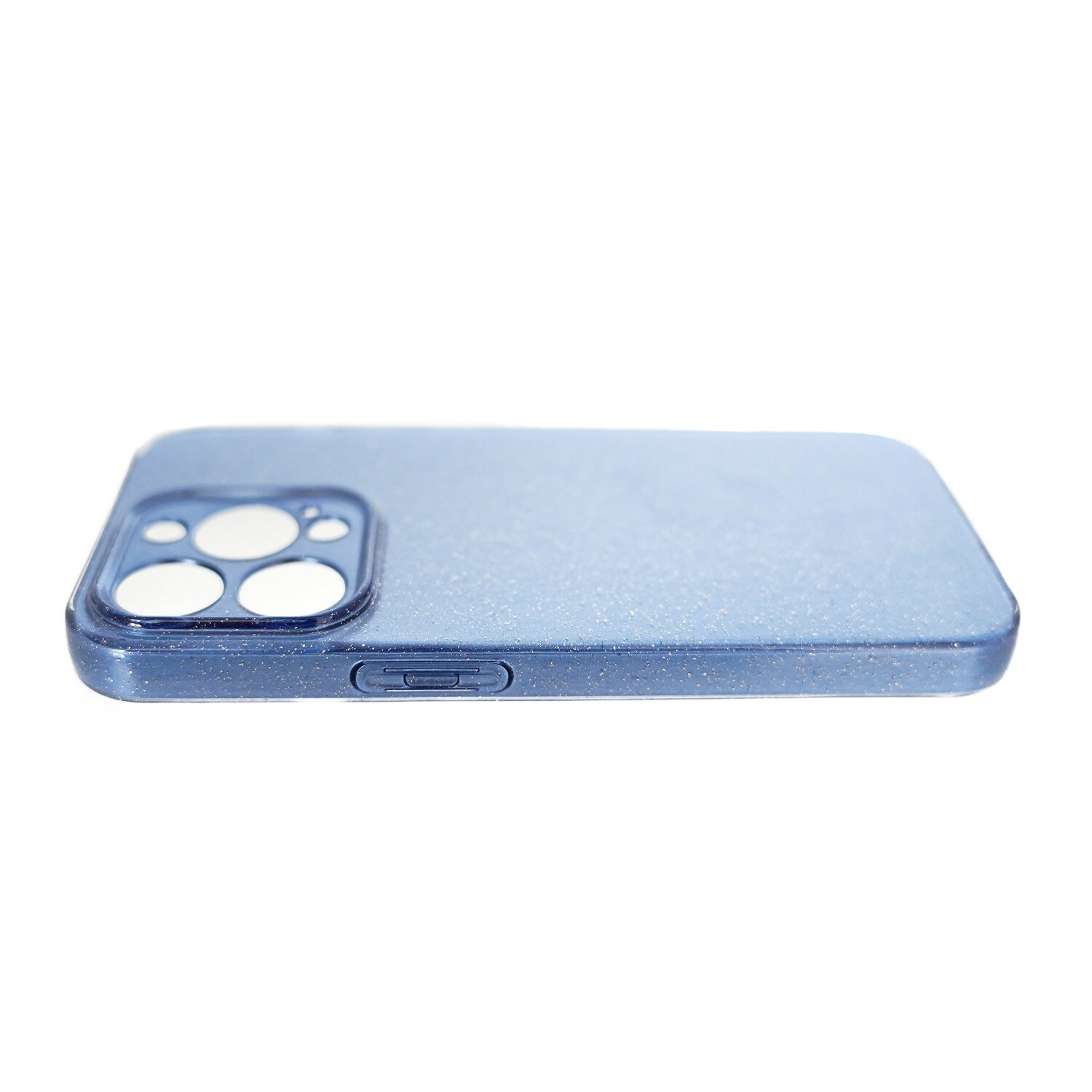 Hülle, Blau COFI Pro iPhone Max, 13 Backcover, Glitzer Apple,