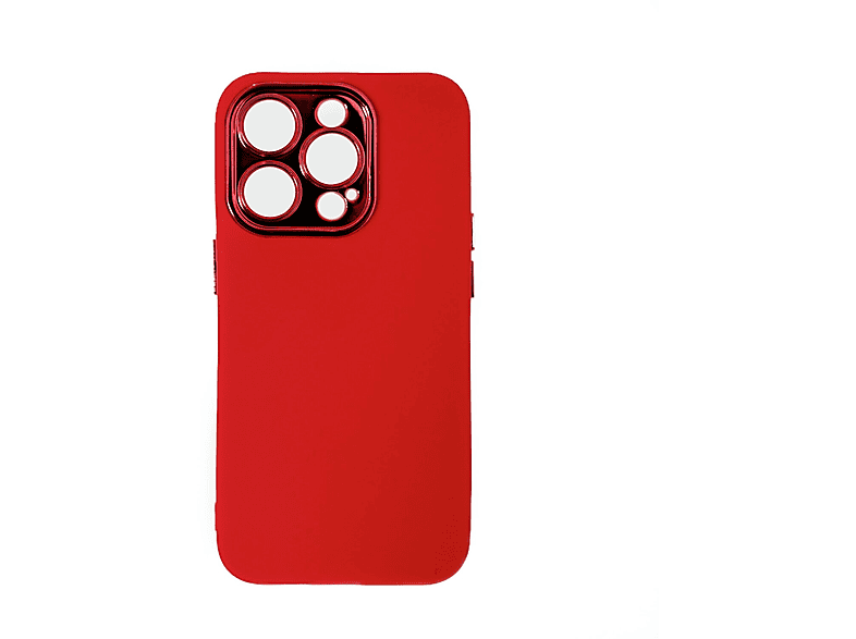 Silikonhülle Apple, iPhone Rot mit Kameraschutz, 14, COFI Backcover,