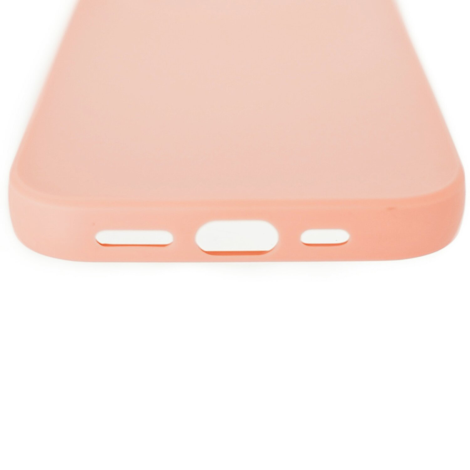 Backcover, Kameraschutz, COFI mit Apple, Silikonhülle Rosa iPhone 14,