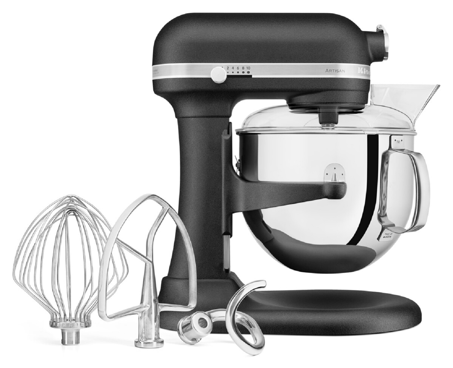 Watt) Liter, Edition - Küchenmaschine Artisan 6,9 6,9 500 Schwarz Gusseisen (Rührschüsselkapazität: KITCHENAID Liter - Limited 5KSM7580XEBK