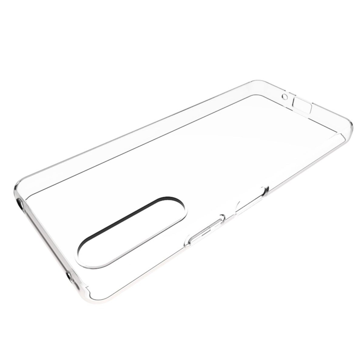 Eine transparente Handyhülle.