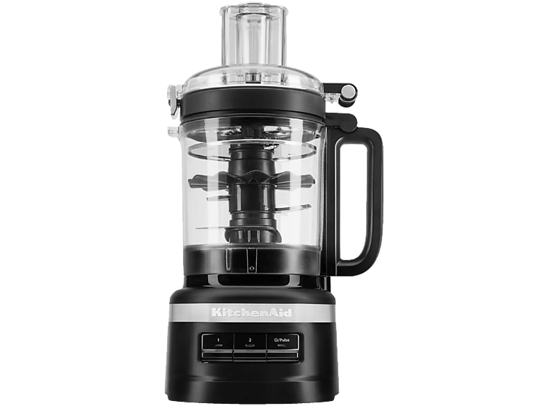 KITCHENAID 5KFP0921EBM Food Processor Schwarz 2.1 Watt, (250 Liter) Matt Kompaktküchenmaschinen