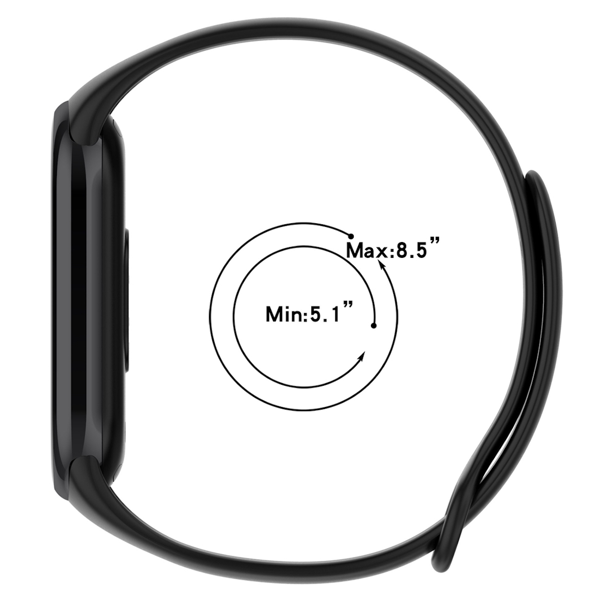 8, Band Ersatzarmband, Band, / WIGENTO Xiaomi, Silikon Sport Design Kunststoff Grün