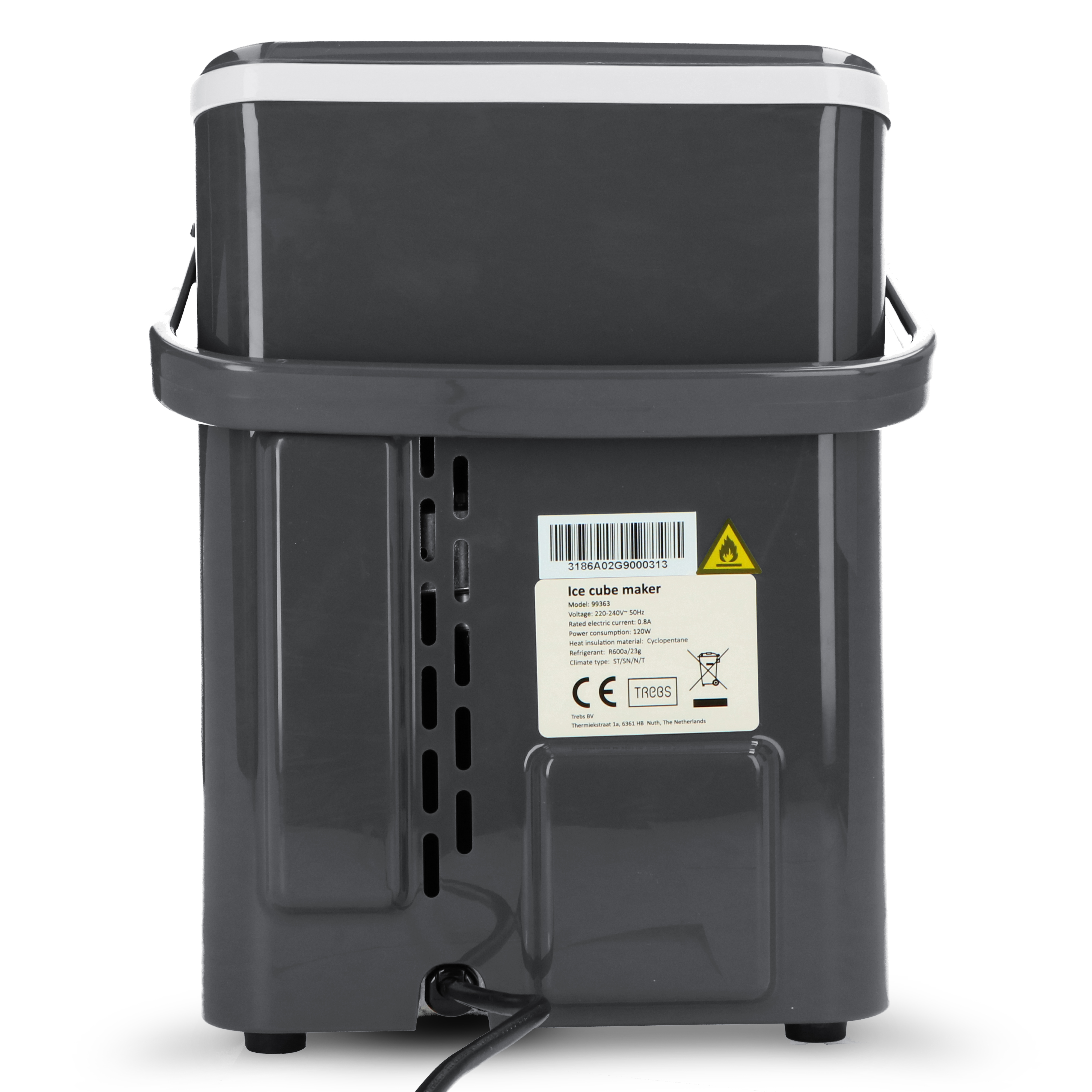 MACCHINA DEL GHIACCIO TREBS 99363, 1.85 l, 120 W, Plastica