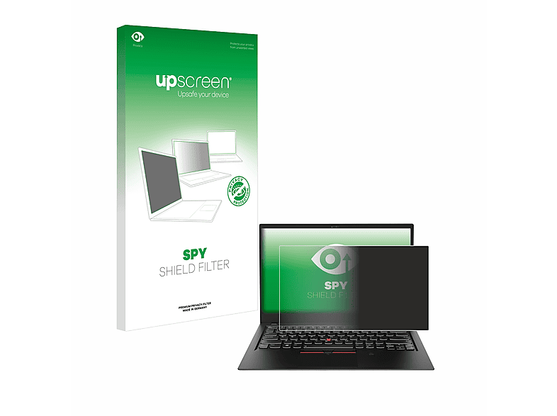 UPSCREEN Anti-Spy Blickschutzfilter(für Gen.)) Carbon Lenovo (6. ThinkPad X1
