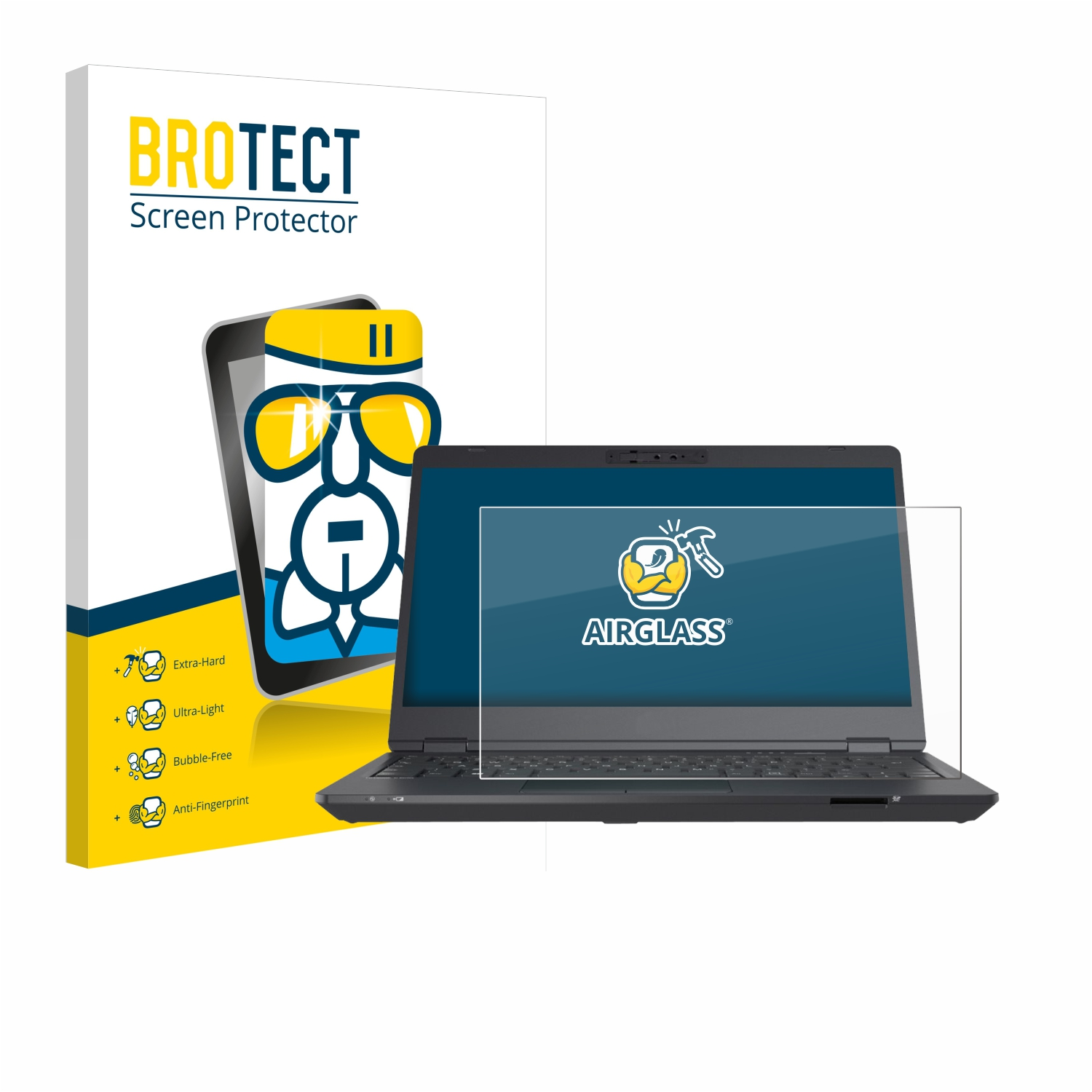 BROTECT Airglass klare Fujitsu Lifebook U7311) Schutzfolie(für