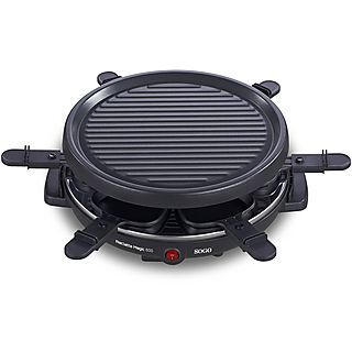 Raclette - SOGO BAR-SS-10367, 800 W, 6, Negro