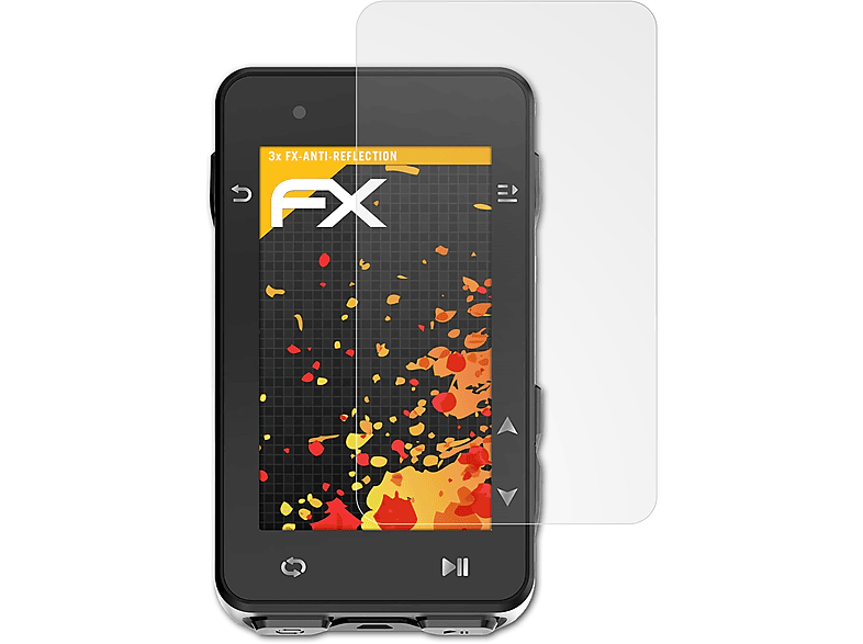 ATFOLIX 3x FX-Antireflex Displayschutz(für iGPSPORT iGS630)