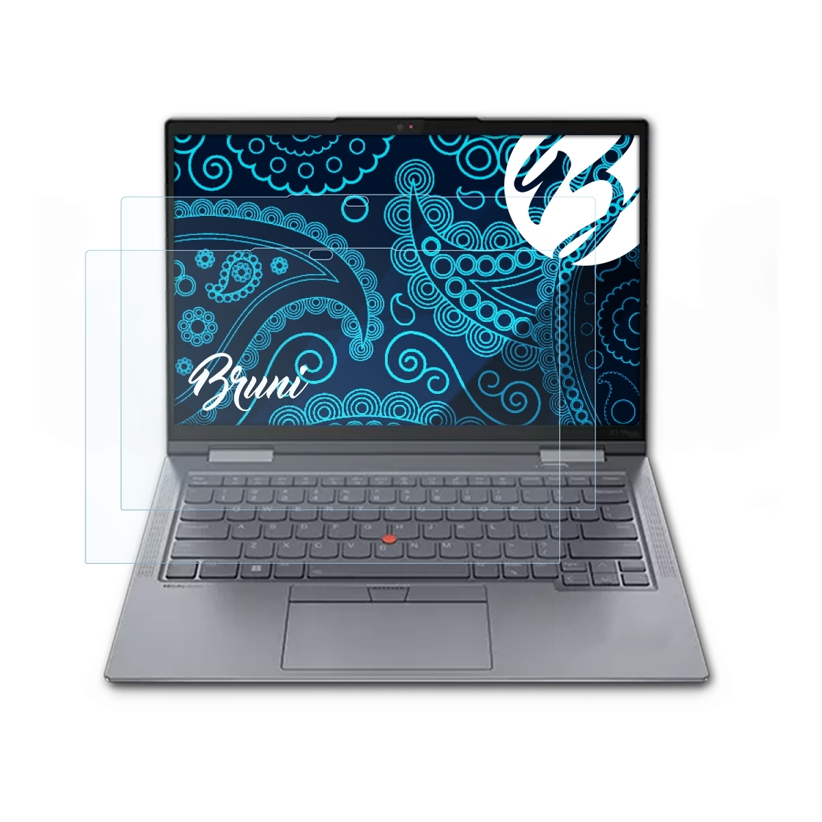 2023)) Yoga Lenovo Basics-Clear ThinkPad X1 BRUNI 2x (8th Schutzfolie(für Gen