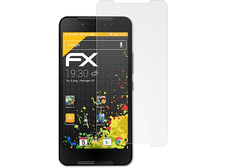 Smart) ATFOLIX FX-Antireflex Infinix 3x Displayschutz(für