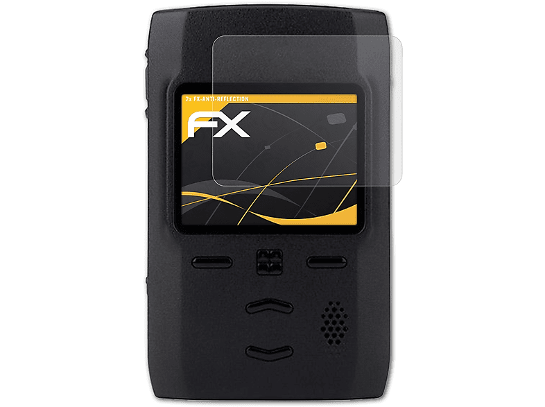 ATFOLIX 2x FX-Antireflex Displayschutz(für Tetra Pager) TPG2200 Motorola