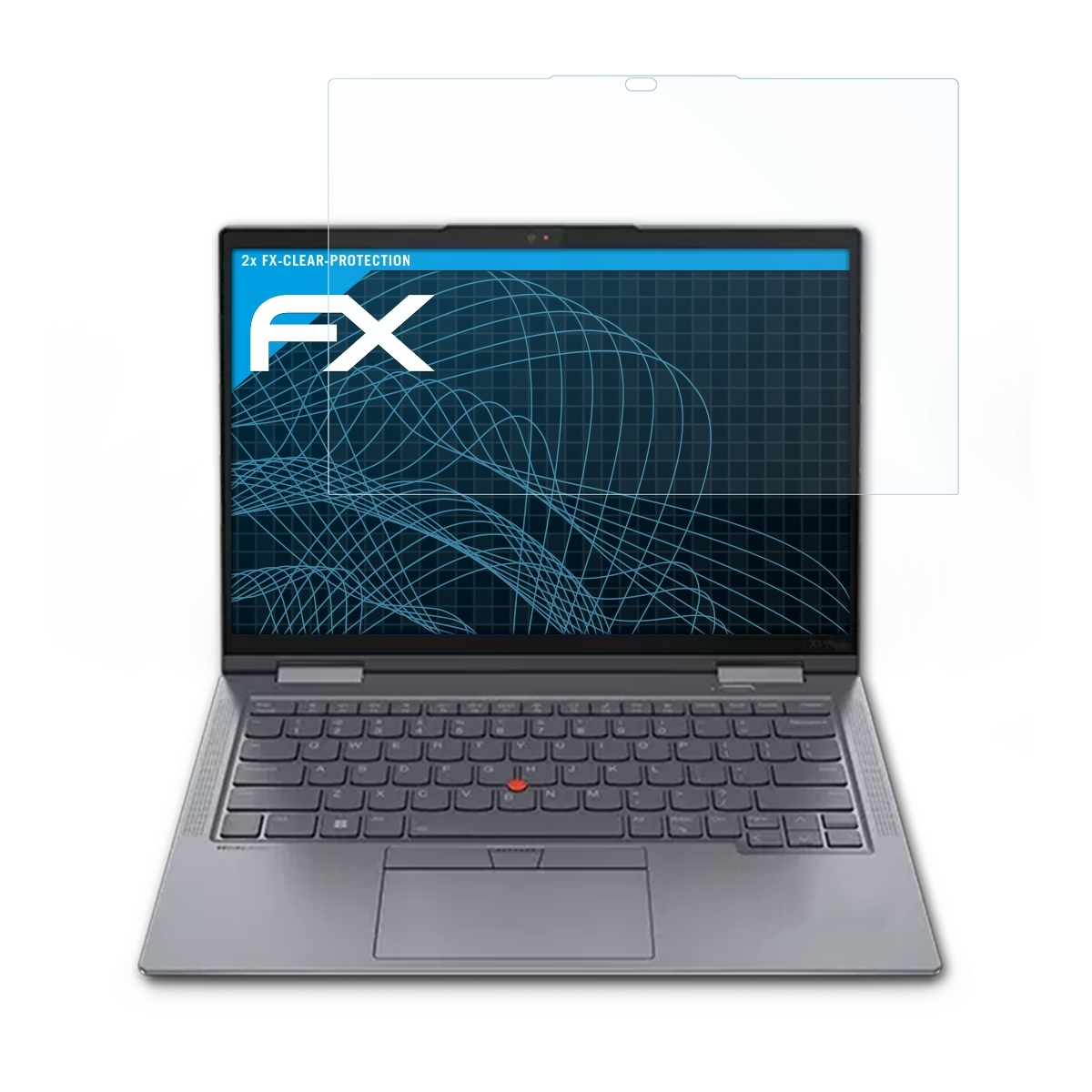 ATFOLIX 2x FX-Clear X1 (8th 2023)) Yoga ThinkPad Lenovo Displayschutz(für Gen