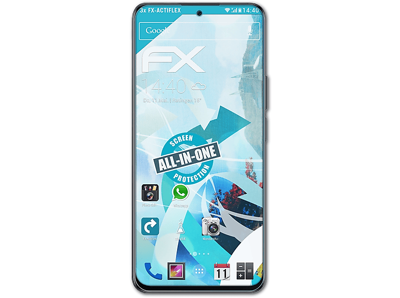 ATFOLIX 3x FX-ActiFleX Displayschutz(für Honor 90 Lite)