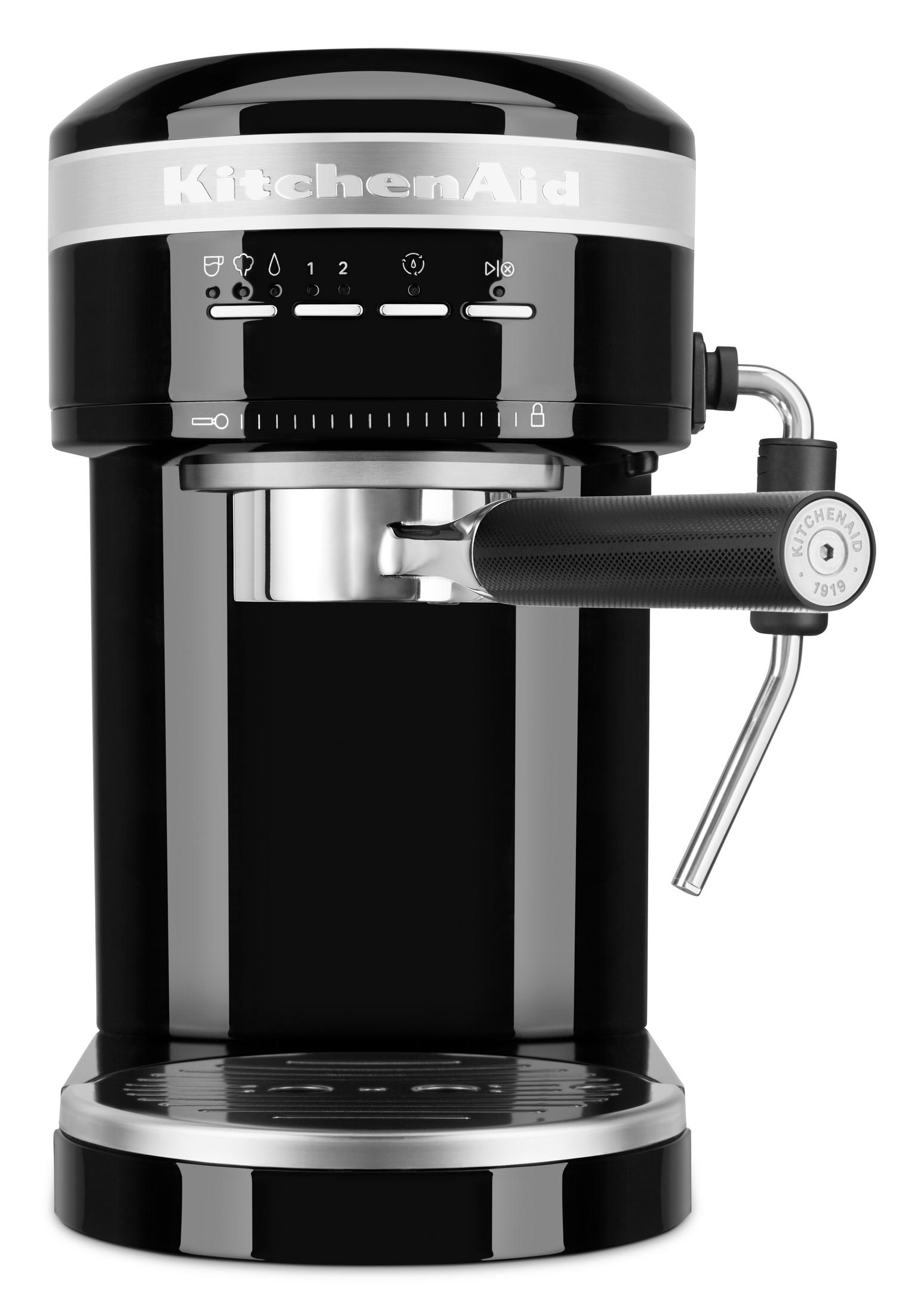 Schwarz KITCHENAID ARTISAN SCHWARZ Espressomaschine ONXY 5KES6503EOB Onyx