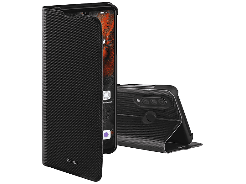 HAMA Slim Huawei, (New Lite Edition), P30 Bookcover, Pro, Schwarz