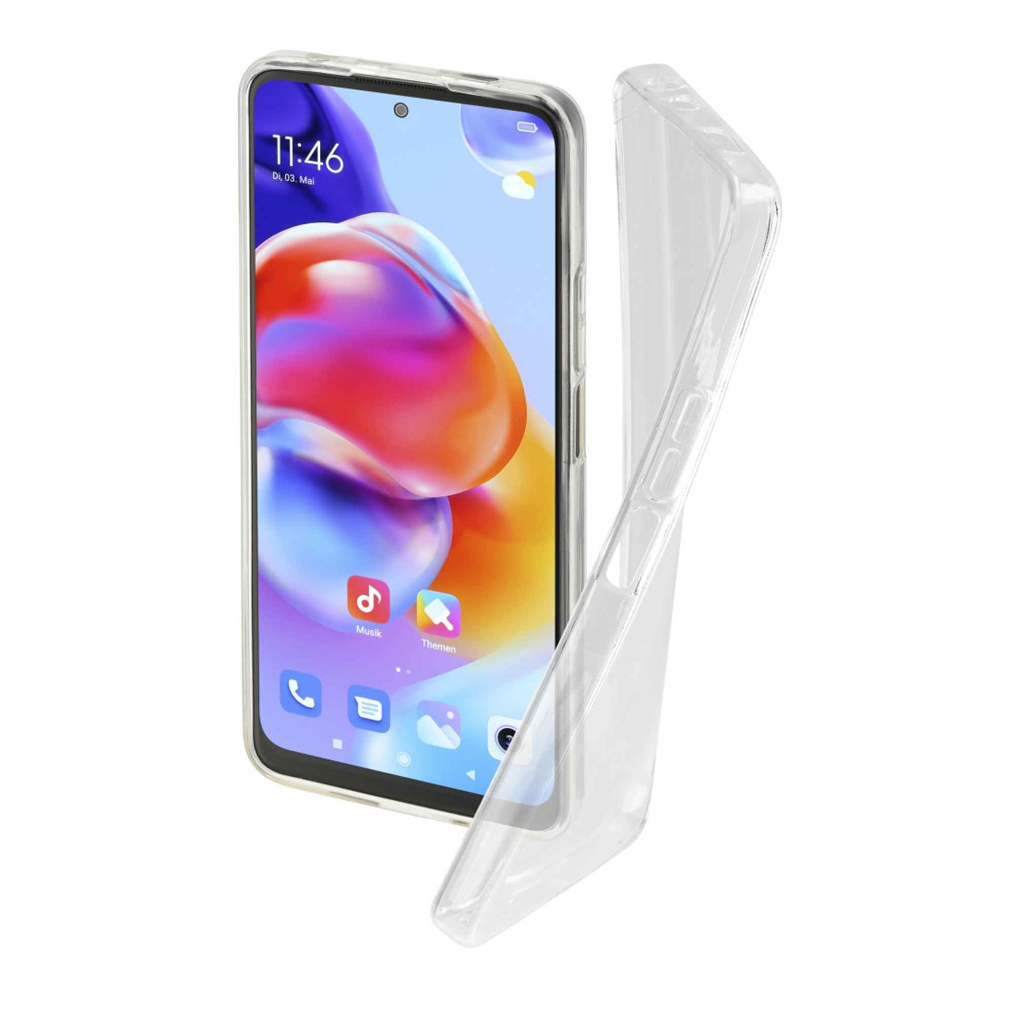 HAMA Crystal 11 Note 5G, Redmi Transparent Pro+ Backcover, Clear, Xiaomi