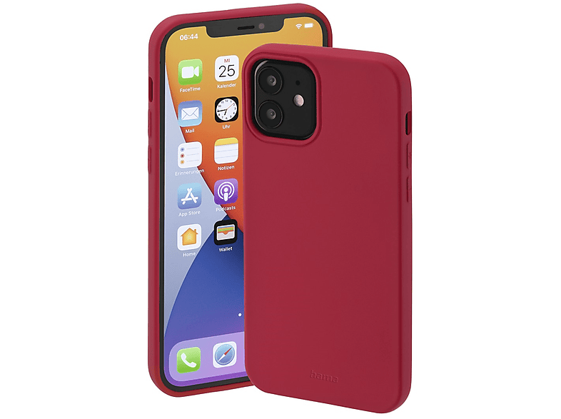HAMA Finest Feel, Backcover, Apple, Rot 12/12 iPhone Pro
