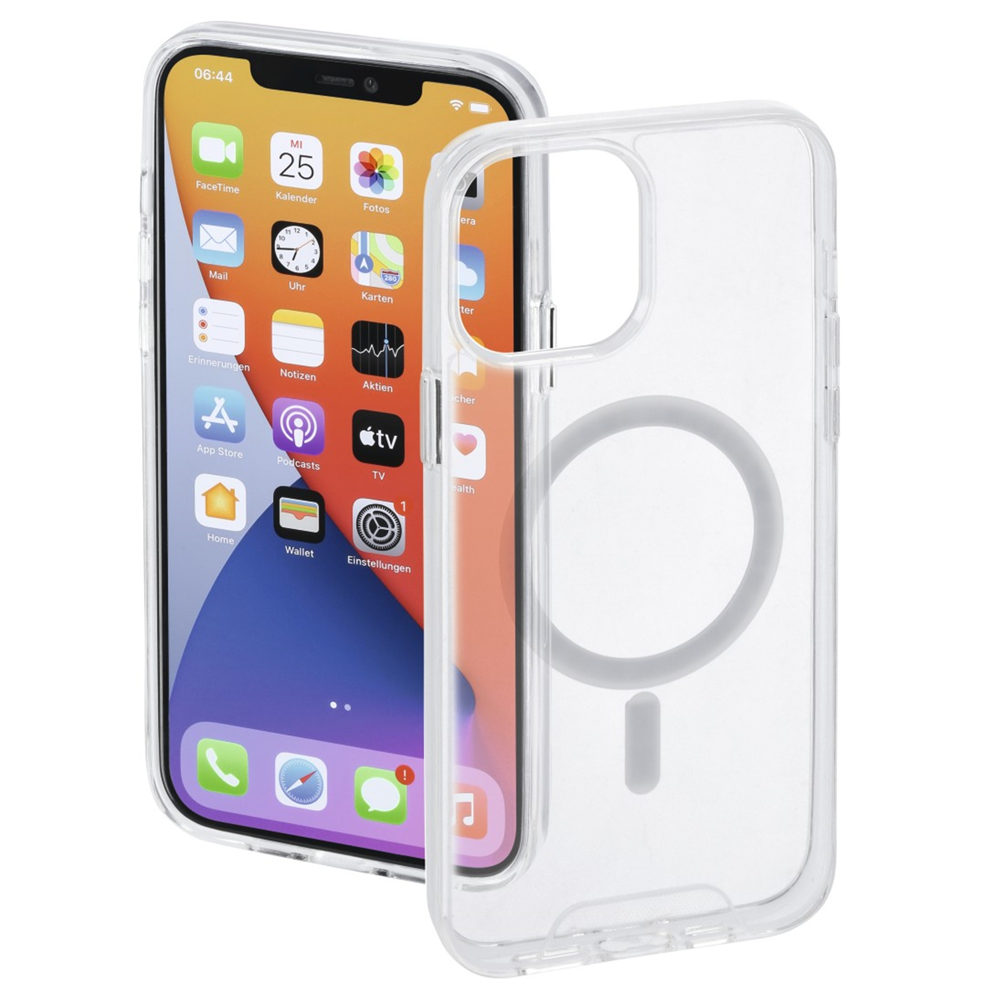 HAMA MagCase Safety, Backcover, Apple, iPhone Pro Transparent Max, 12