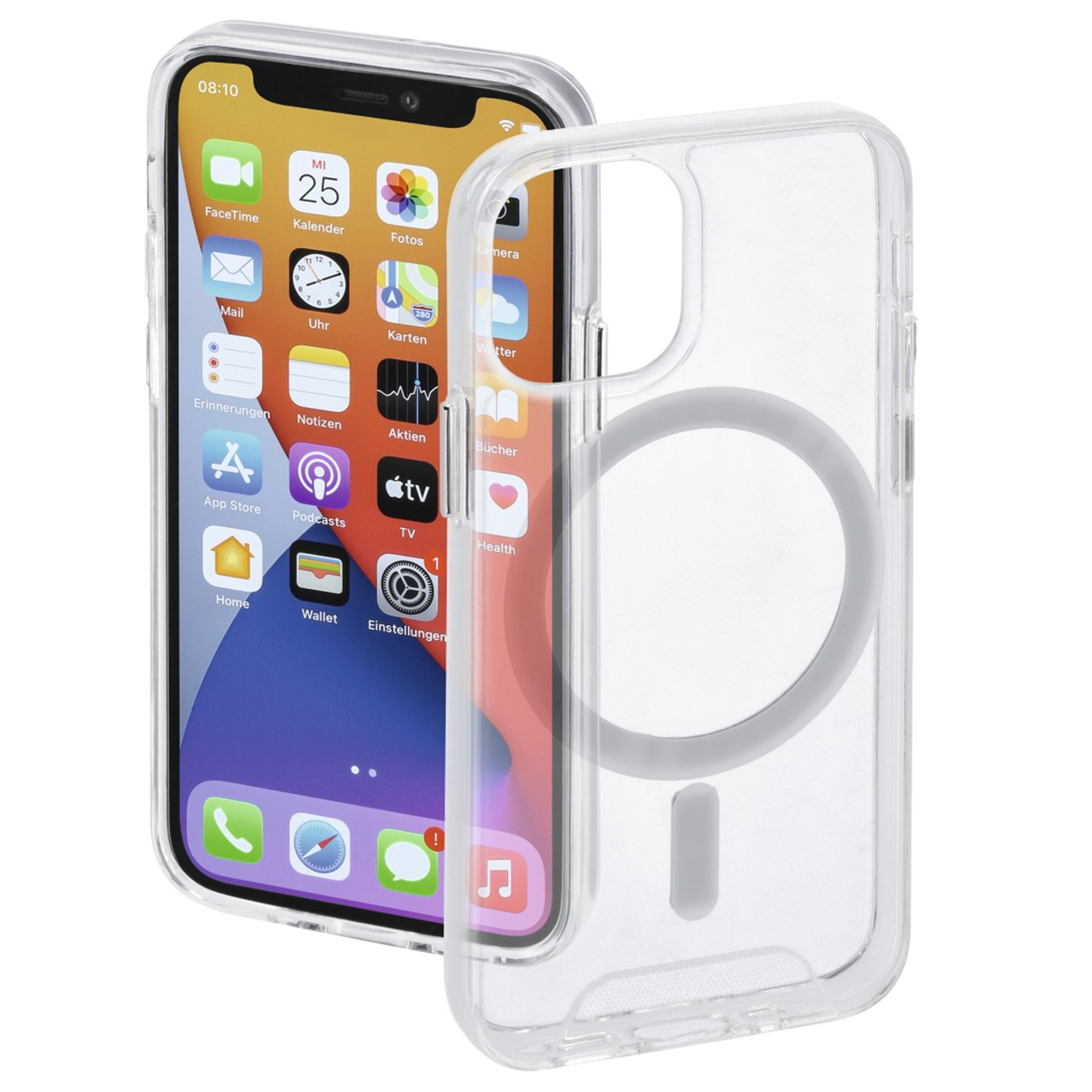HAMA MagCase Safety, Backcover, Apple, Transparent mini, iPhone 12