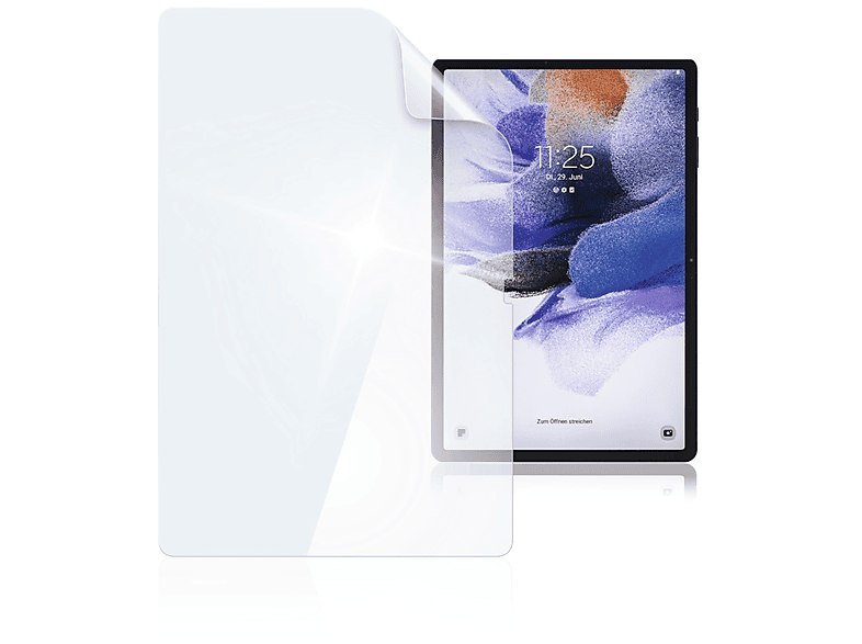 HAMA Crystal Clear Displayschutz(für S7+/S7 FE Tab Galaxy Samsung (12.4\