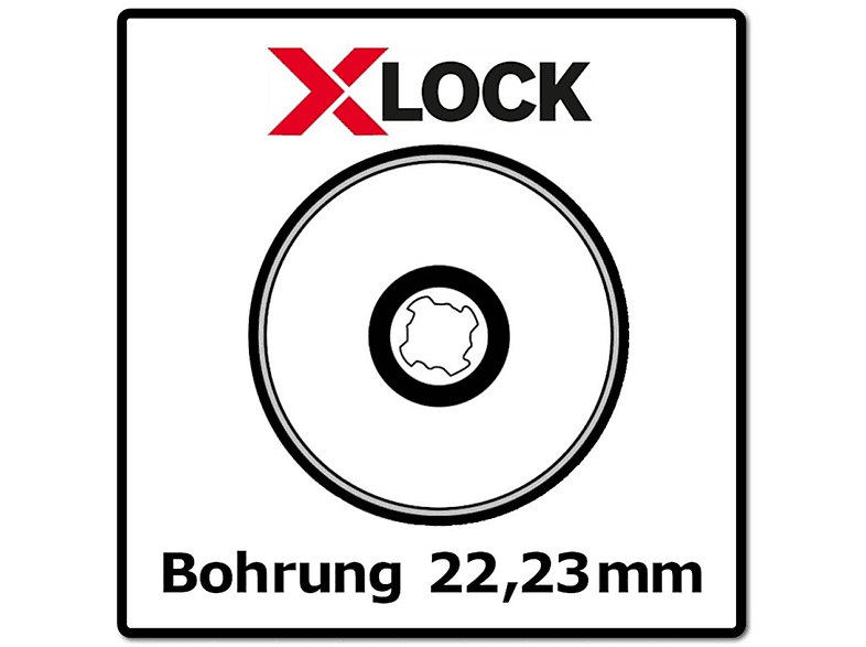 BOSCH PROFESSIONAL Bosch Expert X-LOCK Diamanttrennscheibe , Blua