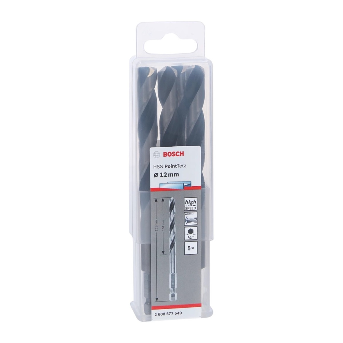 Bosch Set HSS PointTeQ HSS, BOSCH Grau PROFESSIONAL