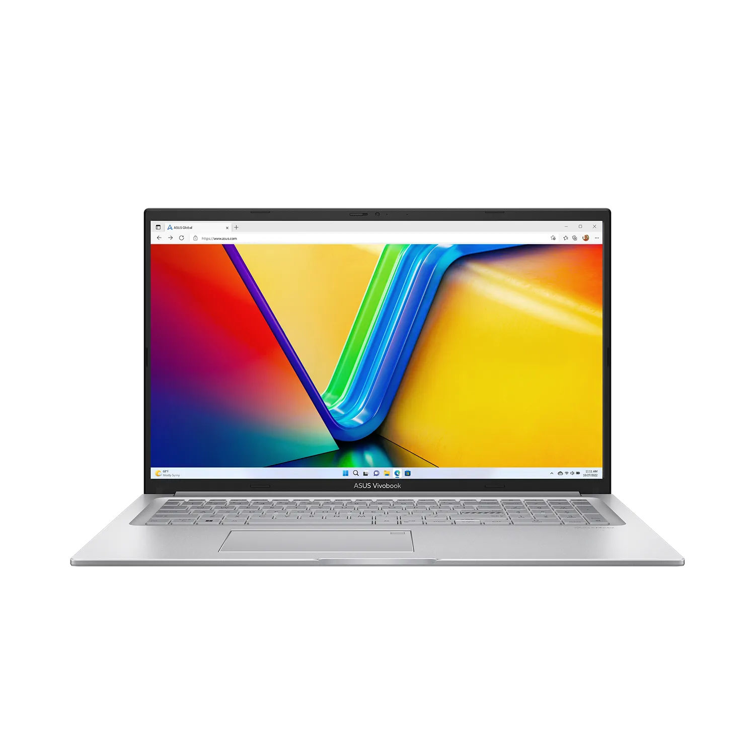 ASUS Vivobook X-Series, fertig 24 GB 2021 17,3 Zoll aktiviert, Cool Office und installiert RAM, Pro, Notebook GB SSD, Display, Silver 500 mit