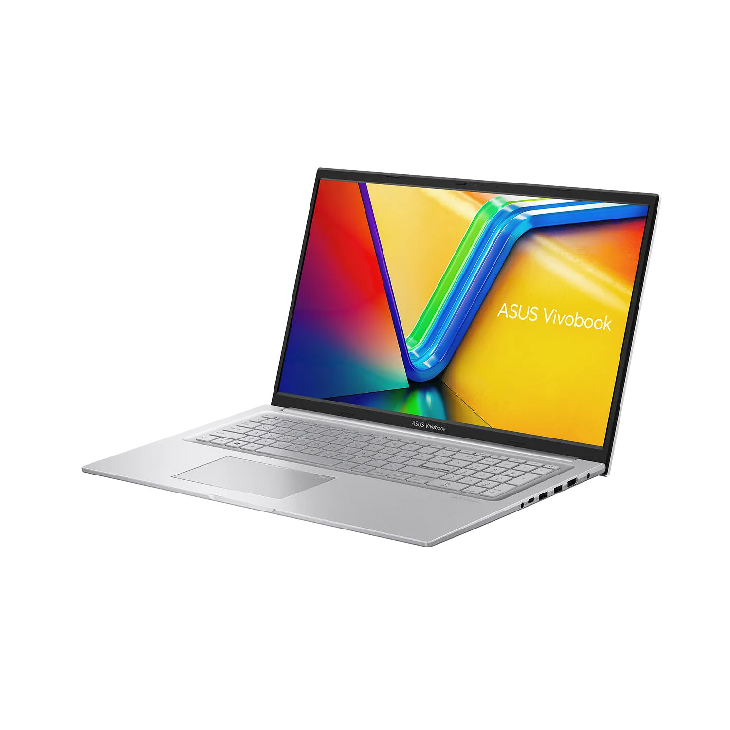 ASUS Vivobook M-Serie, fertig RAM, Zoll Silver 17,3 SSD, 4000 Notebook AMD, Transparent 12 GB mit GB Display, eingerichtet