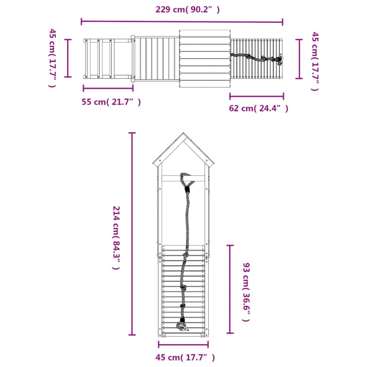 VIDAXL Spielturm 3155869