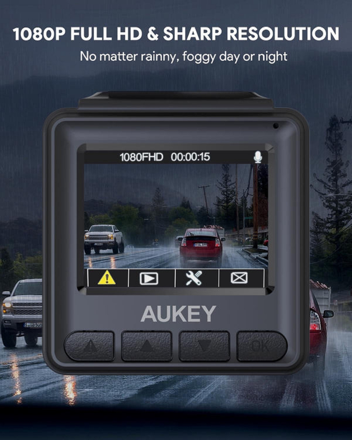 AUKEY DRA5 Display Dashcam