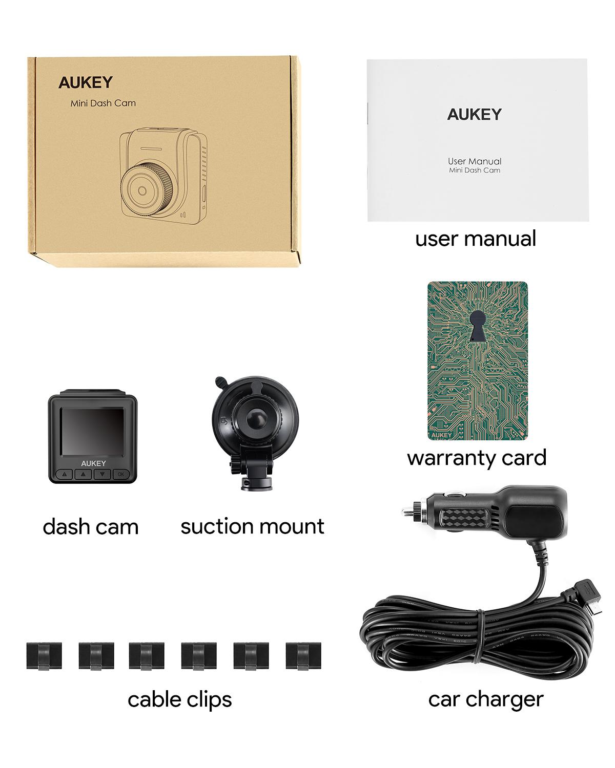 AUKEY DRA5 Dashcam Display