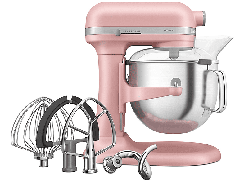 KITCHENAID Artisan 6,6 Liter 5KSM70SHXEDR Küchenmaschine Dried Rose