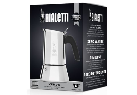 für Tassen New | BIALETTI Venus 6 Espressokocher Silber MediaMarkt
