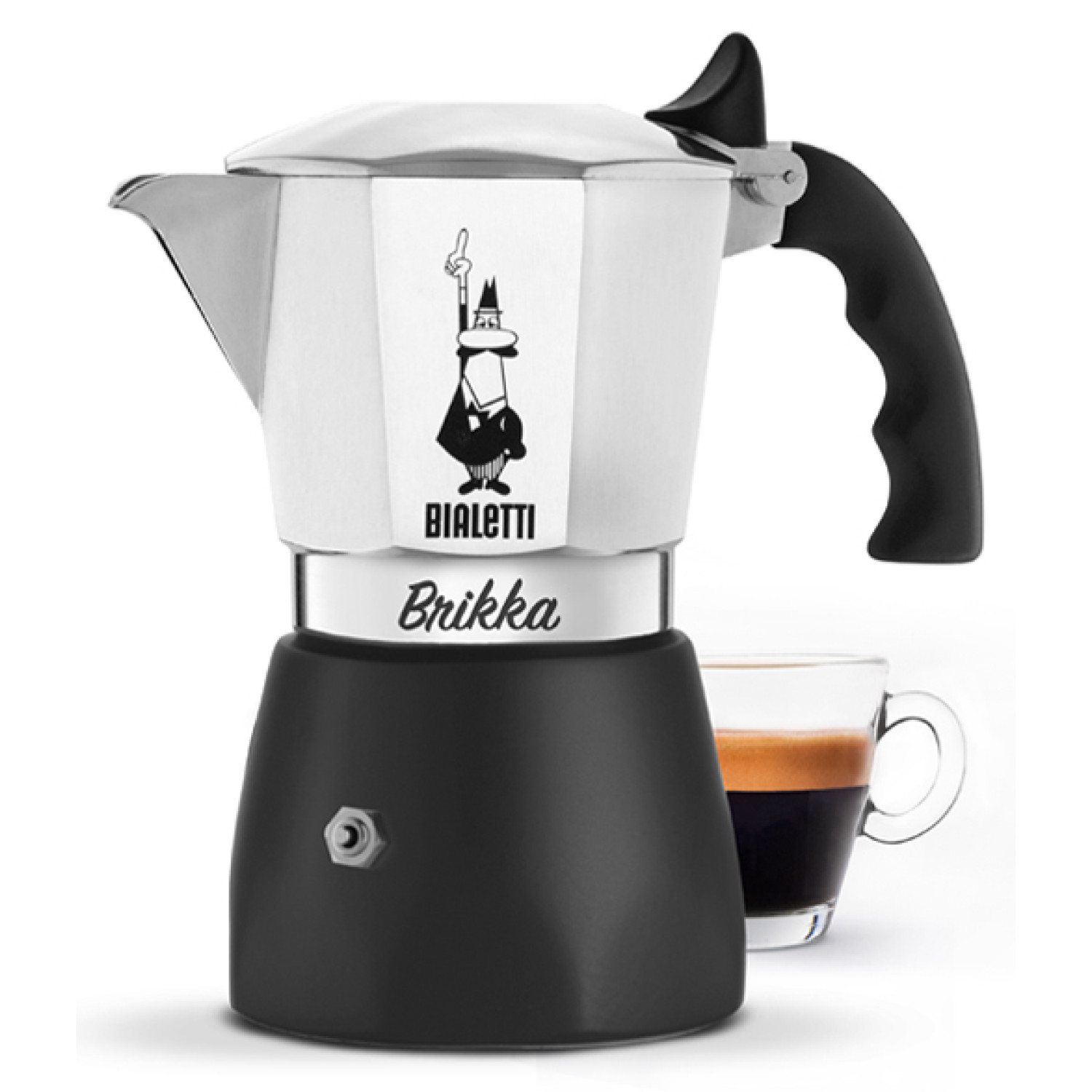 Schwarz Brikka BIALETTI für Espressokocher Tassen 4