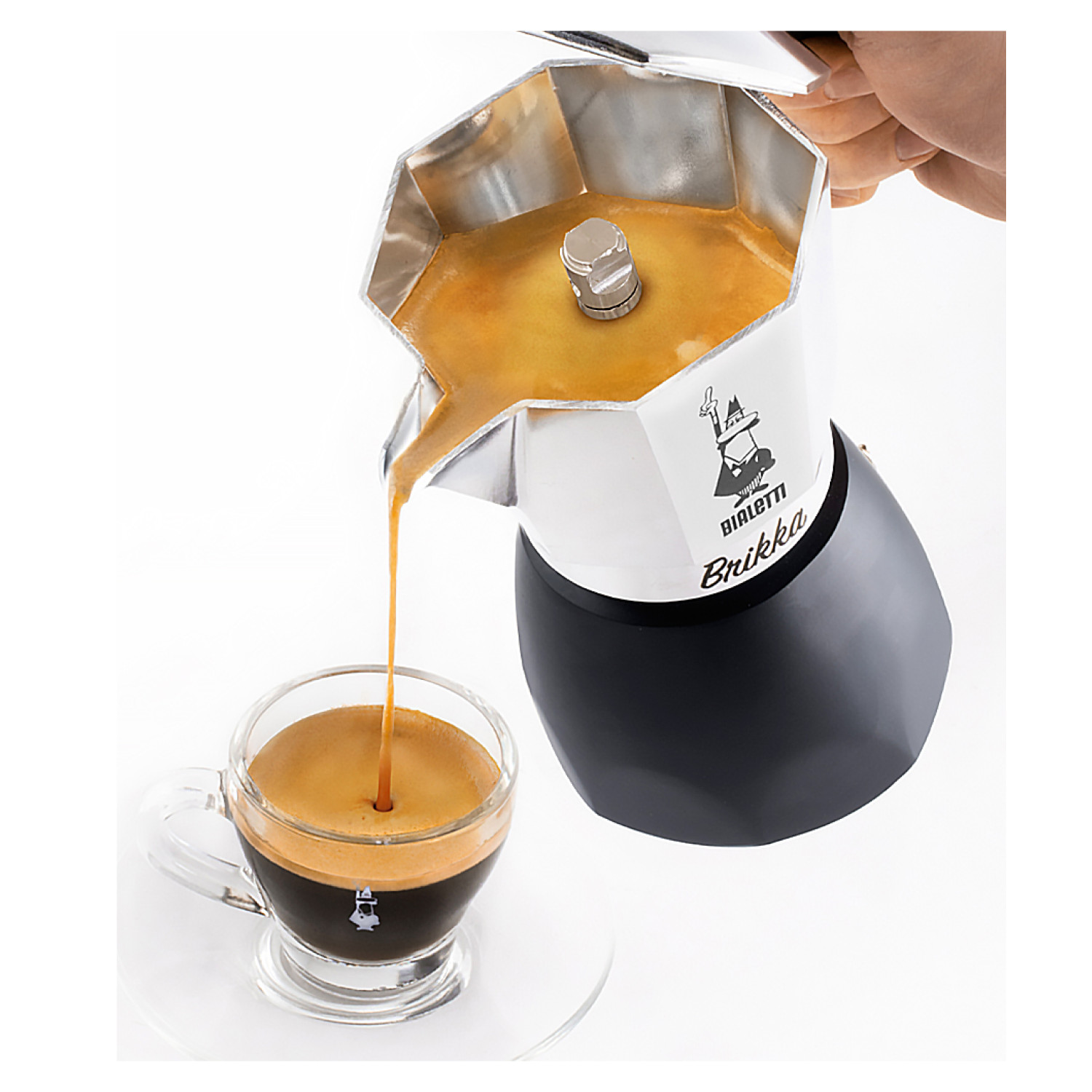 BIALETTI Brikka für Tassen Schwarz Espressokocher 4