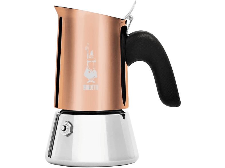 Venus Bronze Espressokocher BIALETTI 4 für Rosé/Silber New Tassen