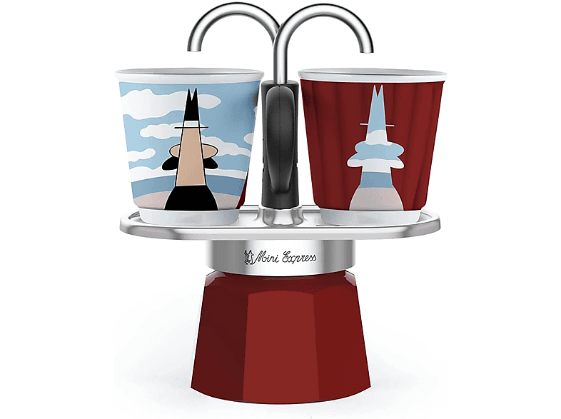 BIALETTI Set Mini Mehrfarbig Express R Magrite Espressokocher