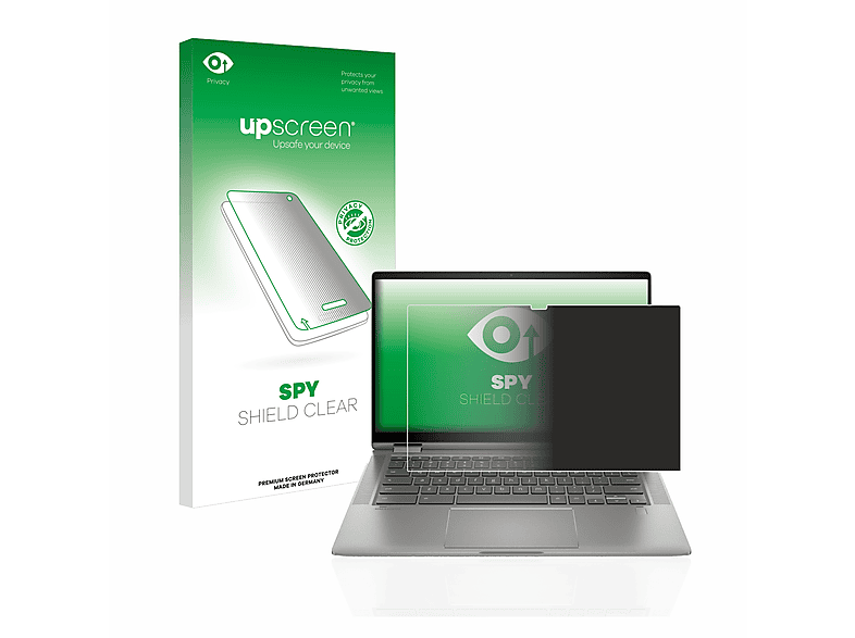 UPSCREEN Anti-Spy Schutzfolie(für HP Chromebook 14c) x360