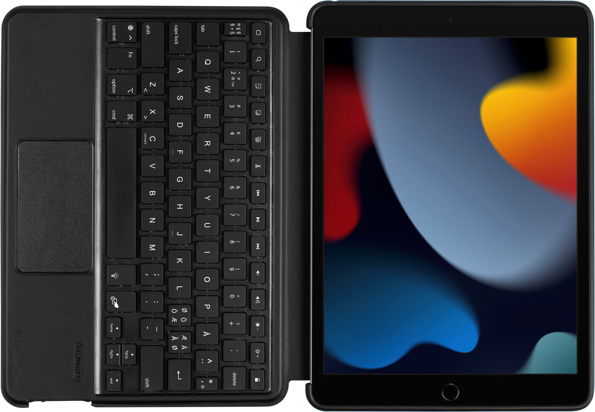 GECKO COVERS Keyboard Cover 2.0 PU, Grey für Apple Bookcover Tastatur-Case