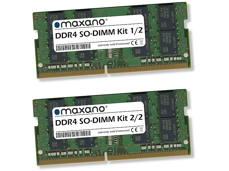 MAXANO 64GB Kit 2x 32GB RAM für HP / HPE ProDesk 400 G5 Desktop Mini (PC4-21300 SO-DIMM) Arbeitsspeicher 64 GB SDRAM