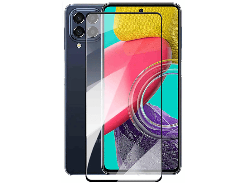 WIGENTO 1x Full Display H9 Glas M53 5G) Schutzglas(für Galaxy Folie Samsung Panzer Hart