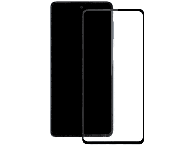 WIGENTO 2x Full Display H9 Hart Glas Panzer Folie Schutzglas(für Samsung Galaxy M52 5G)