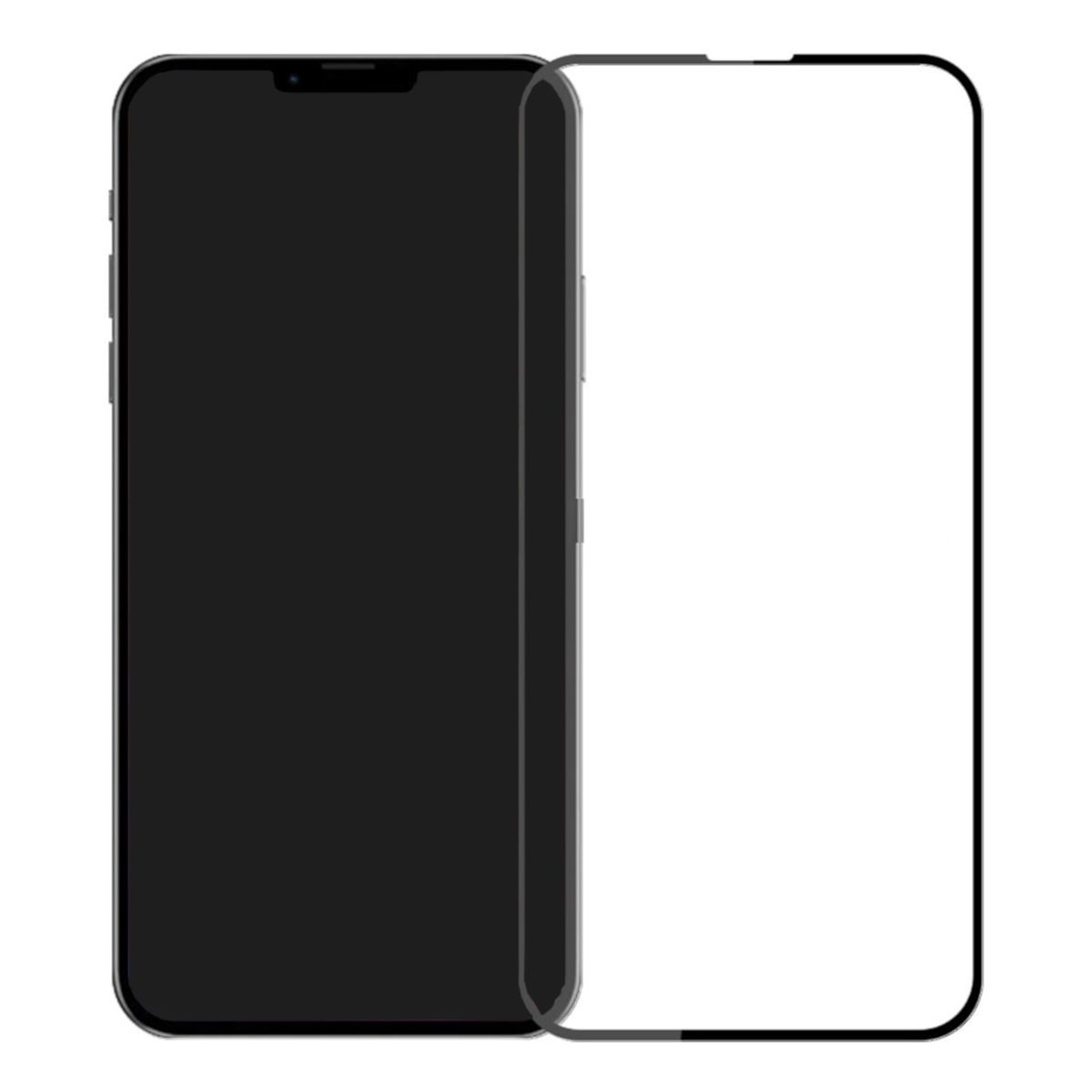 Pro) / iPhone Apple 13 Panzer / Folie Full Hart 13 1x Schutzglas(für WIGENTO H9 Display 14 Glas